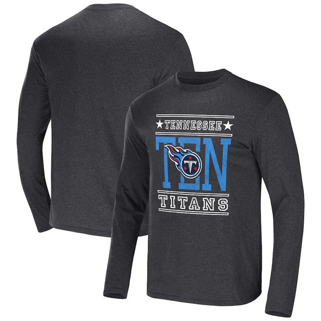 Men's Tennessee Titans Heathered Charcoal x Darius Rucker Collection Long Sleeve T-Shirt Men's Tennessee Titans Heathered Charcoal x Darius Rucker Collection Long Sleeve T-Shirt